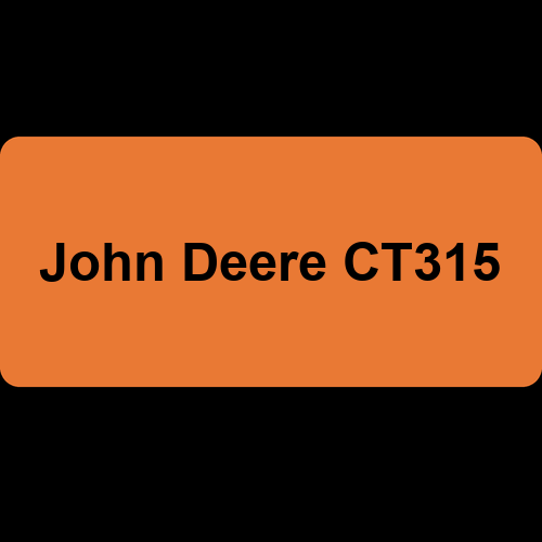John Deere CT315